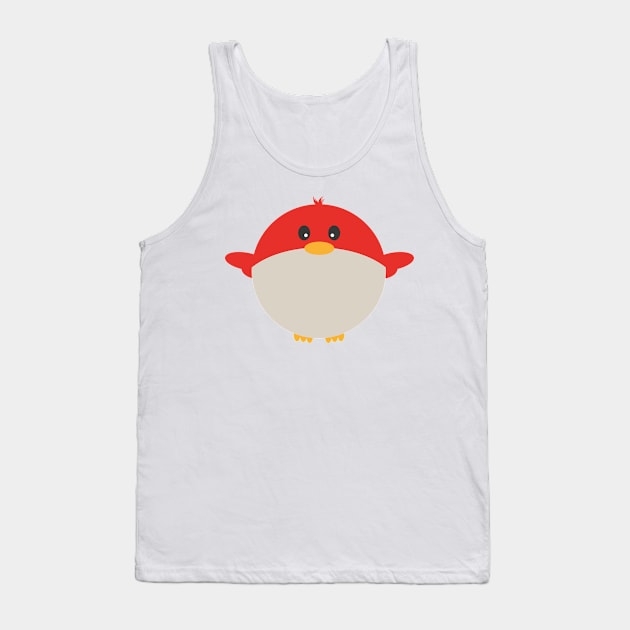 Red Bird Tank Top by axemangraphics